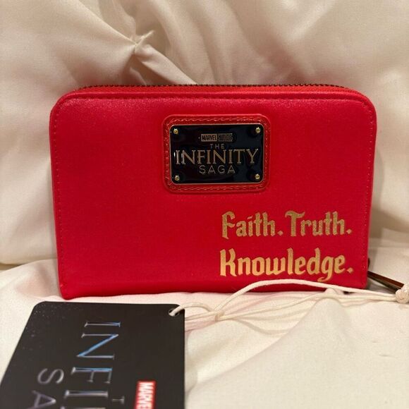 Loungefly Disney Marvel Metallic Doctor Strange Cosplay Zip Around Wallet NWT - Picture 3 of 4